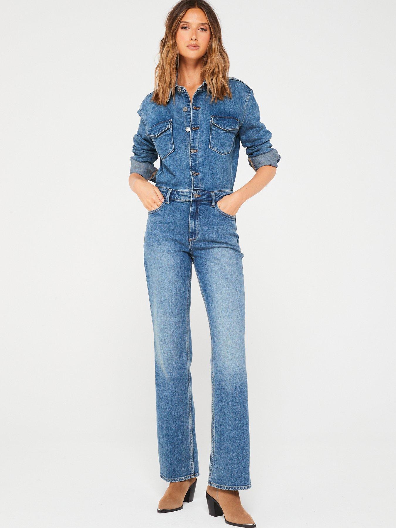 Mango sales jumpsuit jeans