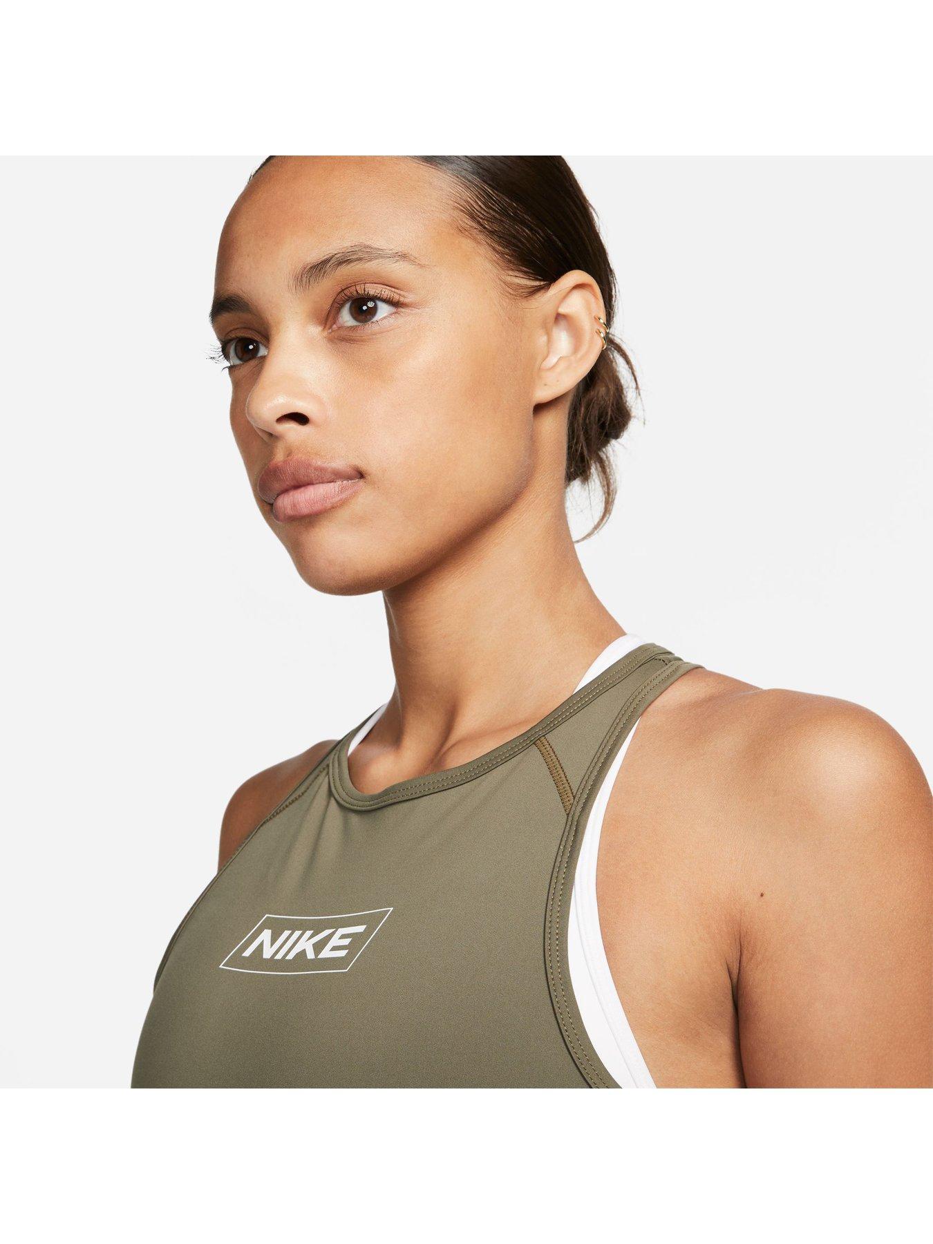 Nike women's pro deluxe tank top hotsell