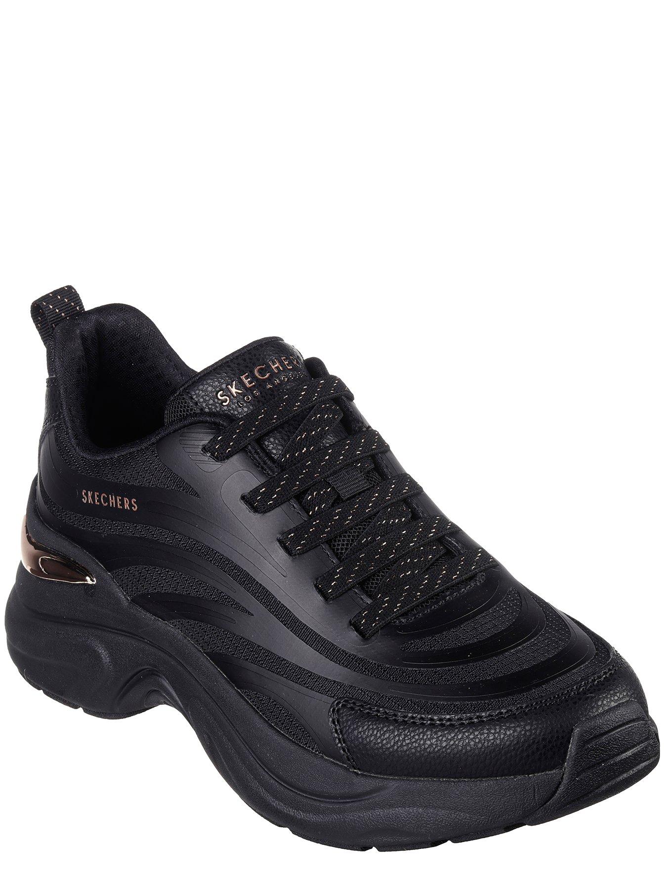 Skechers Women's Street Cleat-Bring It Back Fashion Sneakers, Black, 5  Regular US : : Clothing, Shoes & Accessories