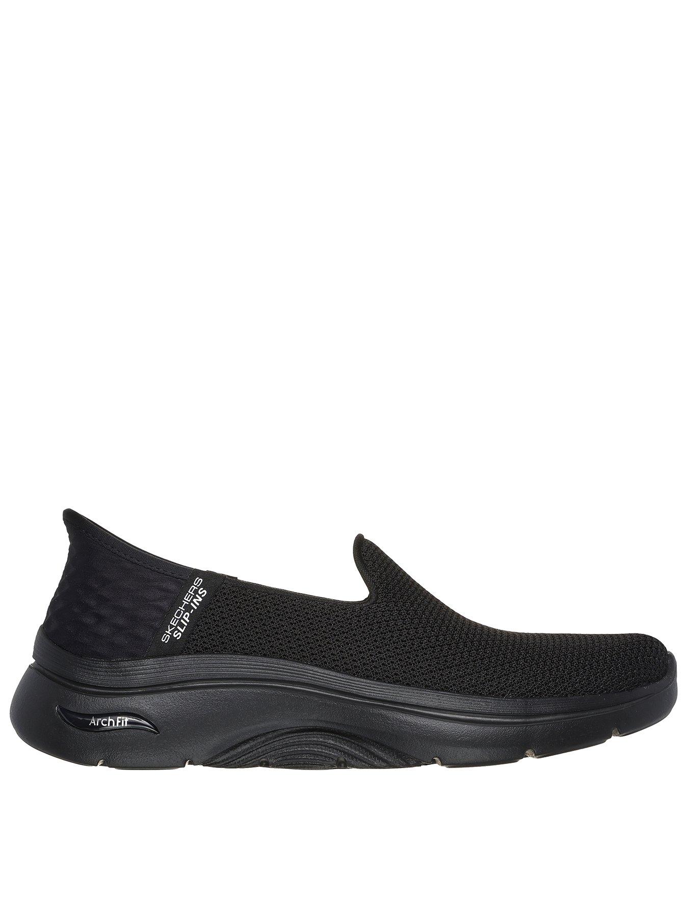 Skechers Seager Power Hitter Wide Fit Ballerina Shoes - Black