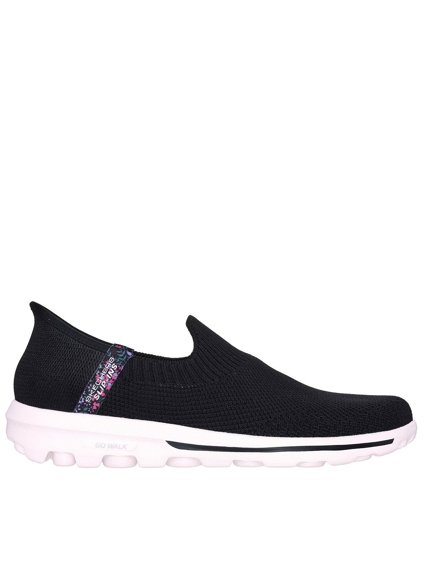 Skechers Skechers Vapor Foam Lite Mesh Slip On Trainers - Black