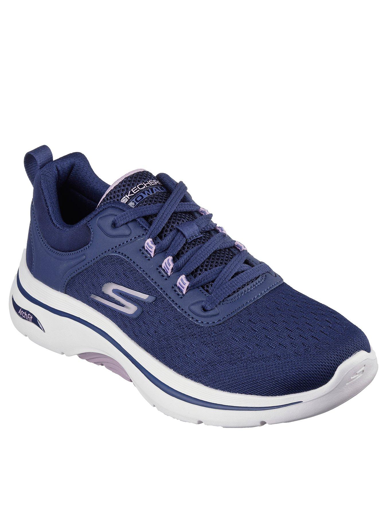 Navy mesh trainers clearance