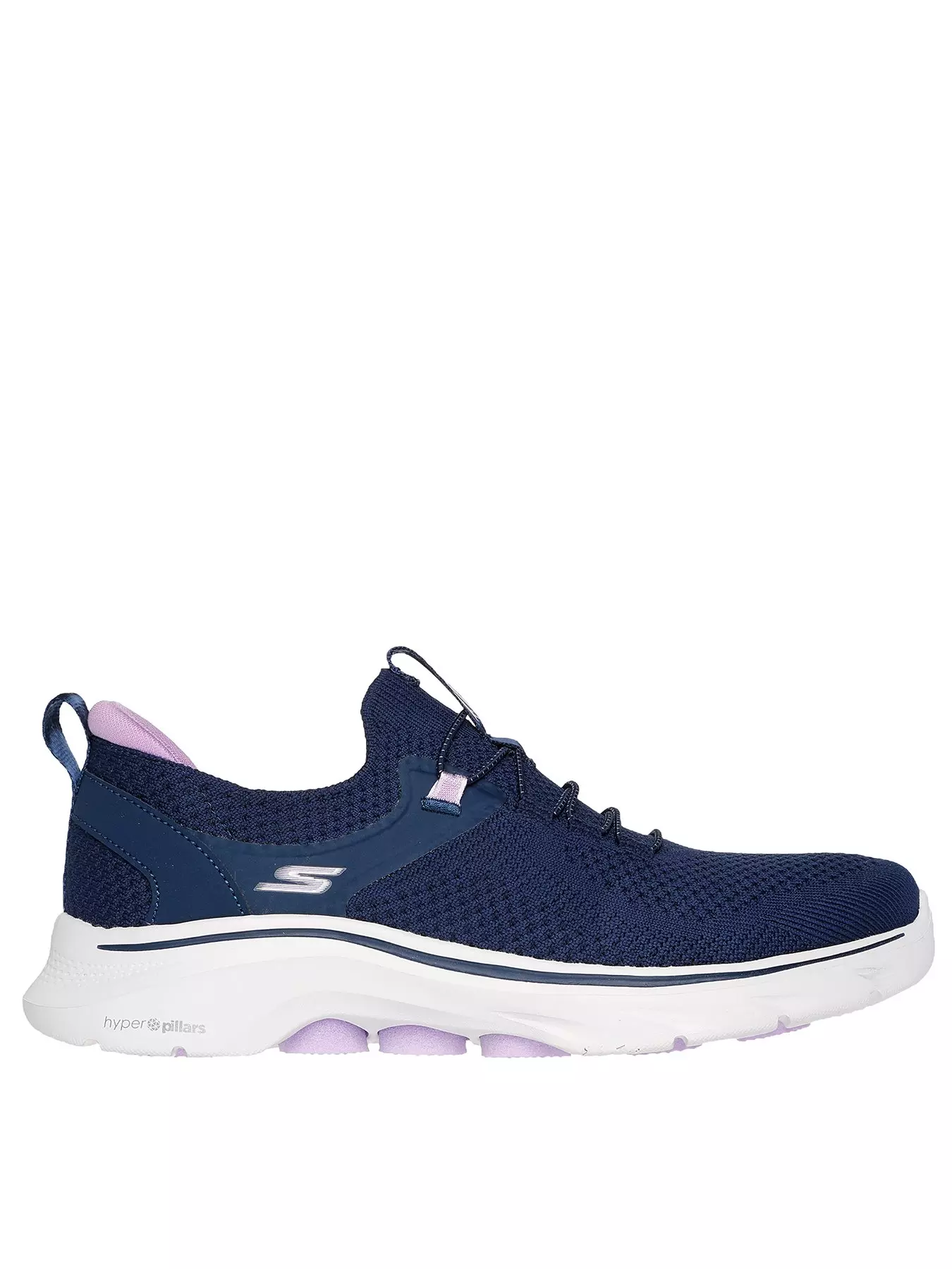 skechers envy textured mesh bungee slip on trainer