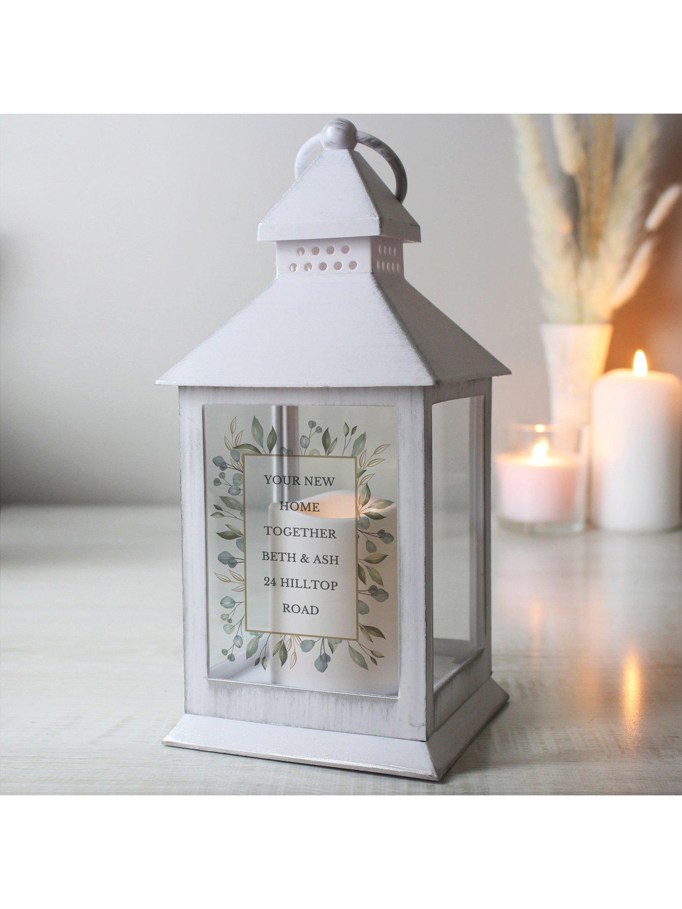 Personalised 2024 candle lantern