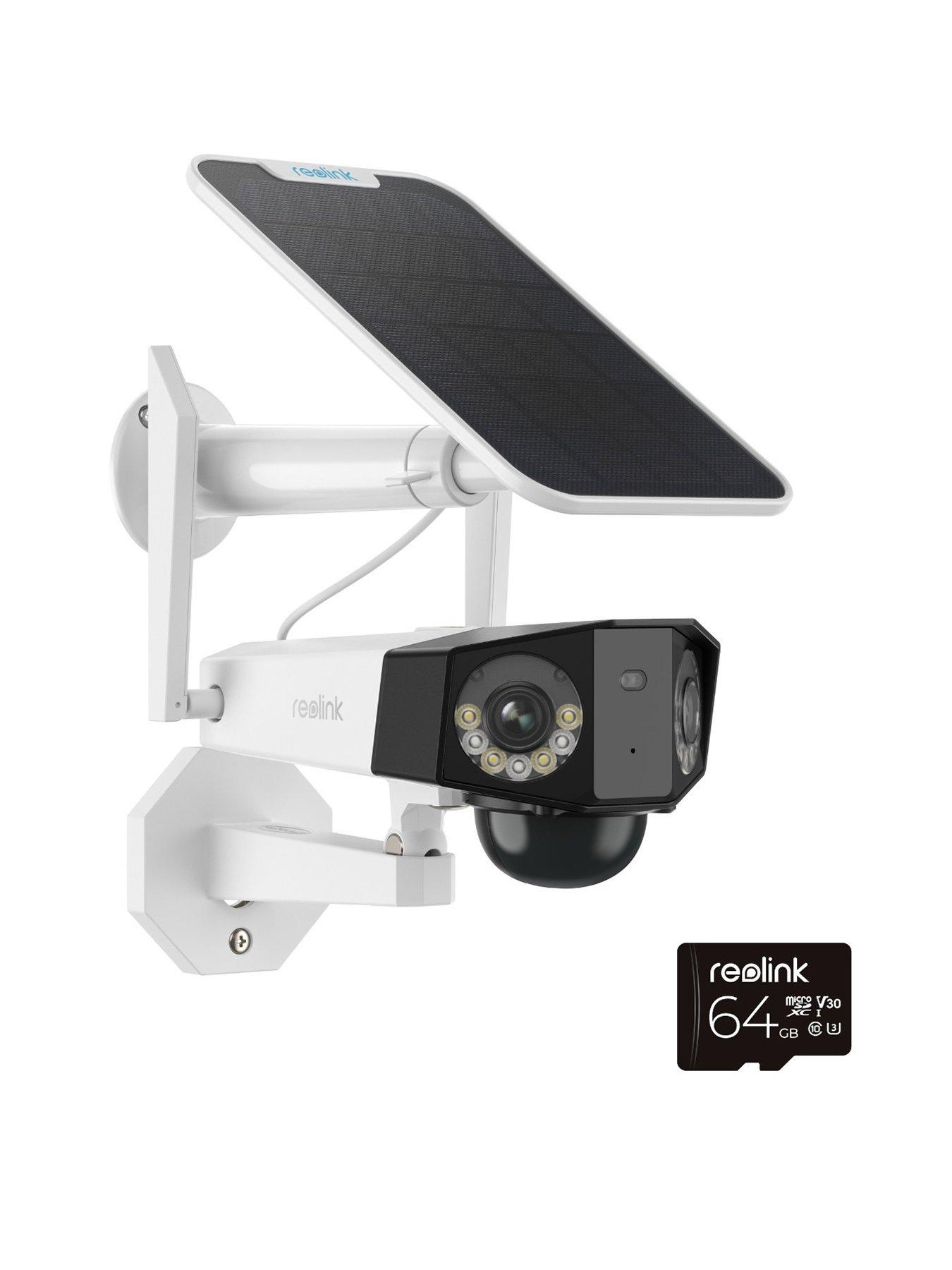 Image 1 of 8 of Reolink 2K+ WiFi Duo Lens Battery Cam Kit +64GB