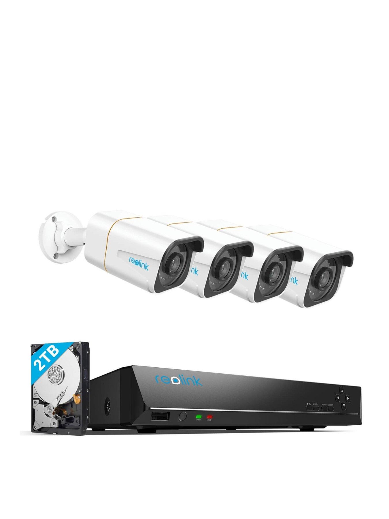 Image 1 of 7 of Reolink 4K+ UHD NVR PoE AI 8ch 4x Bullet Kit 2TB