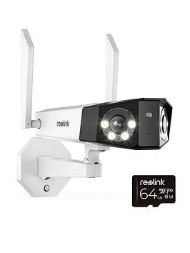 Product photograph of Reolink Product Title Reolink 4k Duo 2 Wifi 180 Deg Ai Smart Cam 64gb from very.co.uk