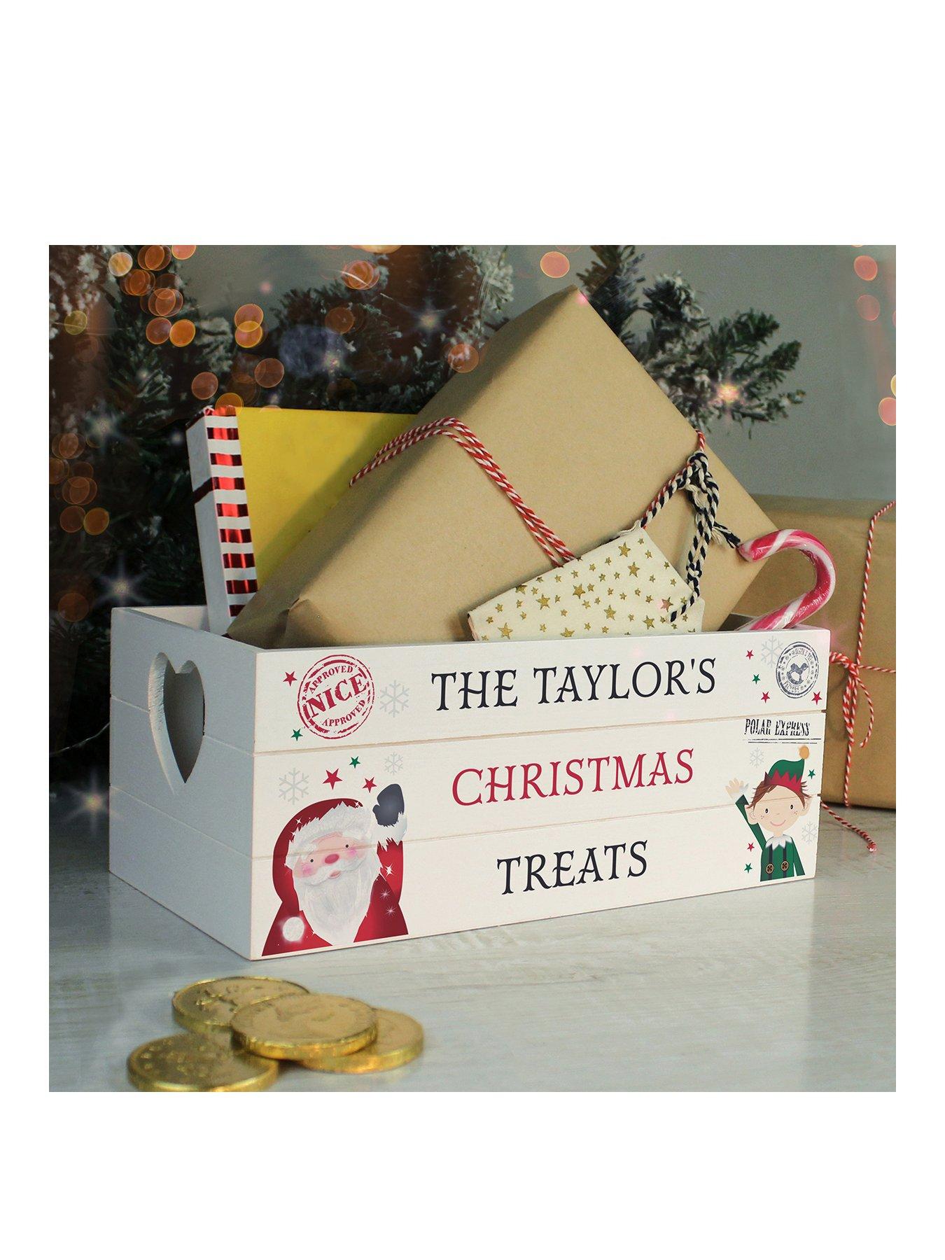 Product photograph of The Personalised Memento Company Personalised Christmas Eve Box from very.co.uk