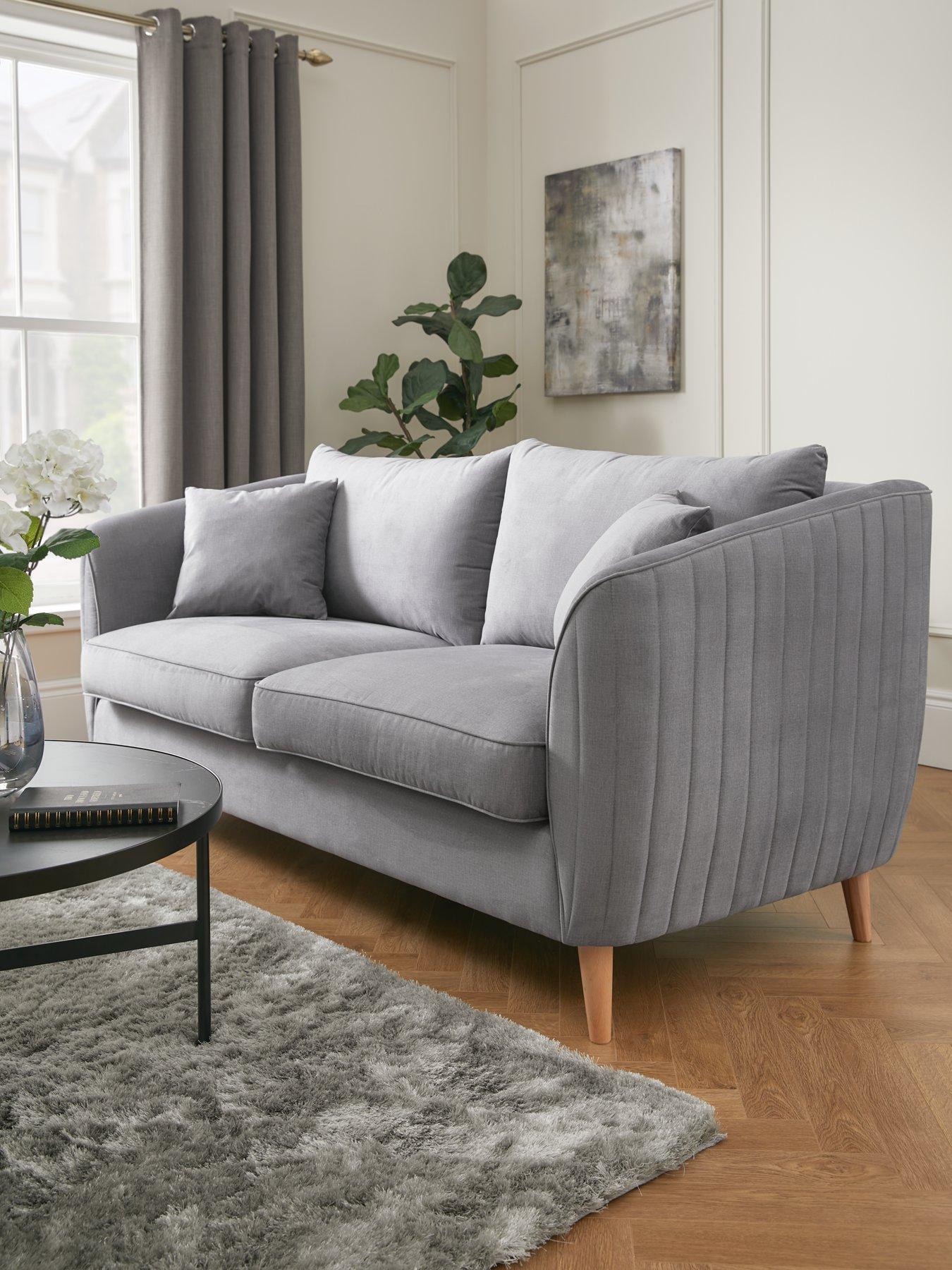 Product photograph of Very Home Enzo 2 Seater Fabric Sofa - Fsc Reg Certified from very.co.uk