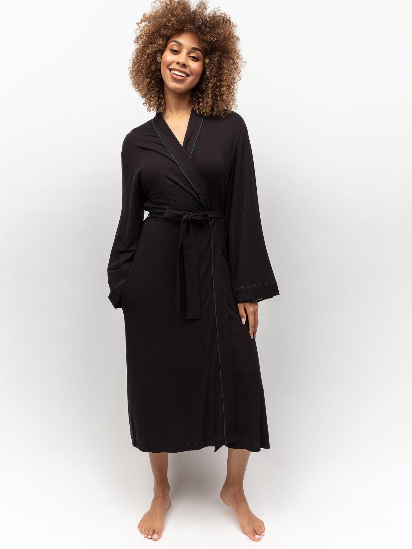 Long length shop cotton dressing gown