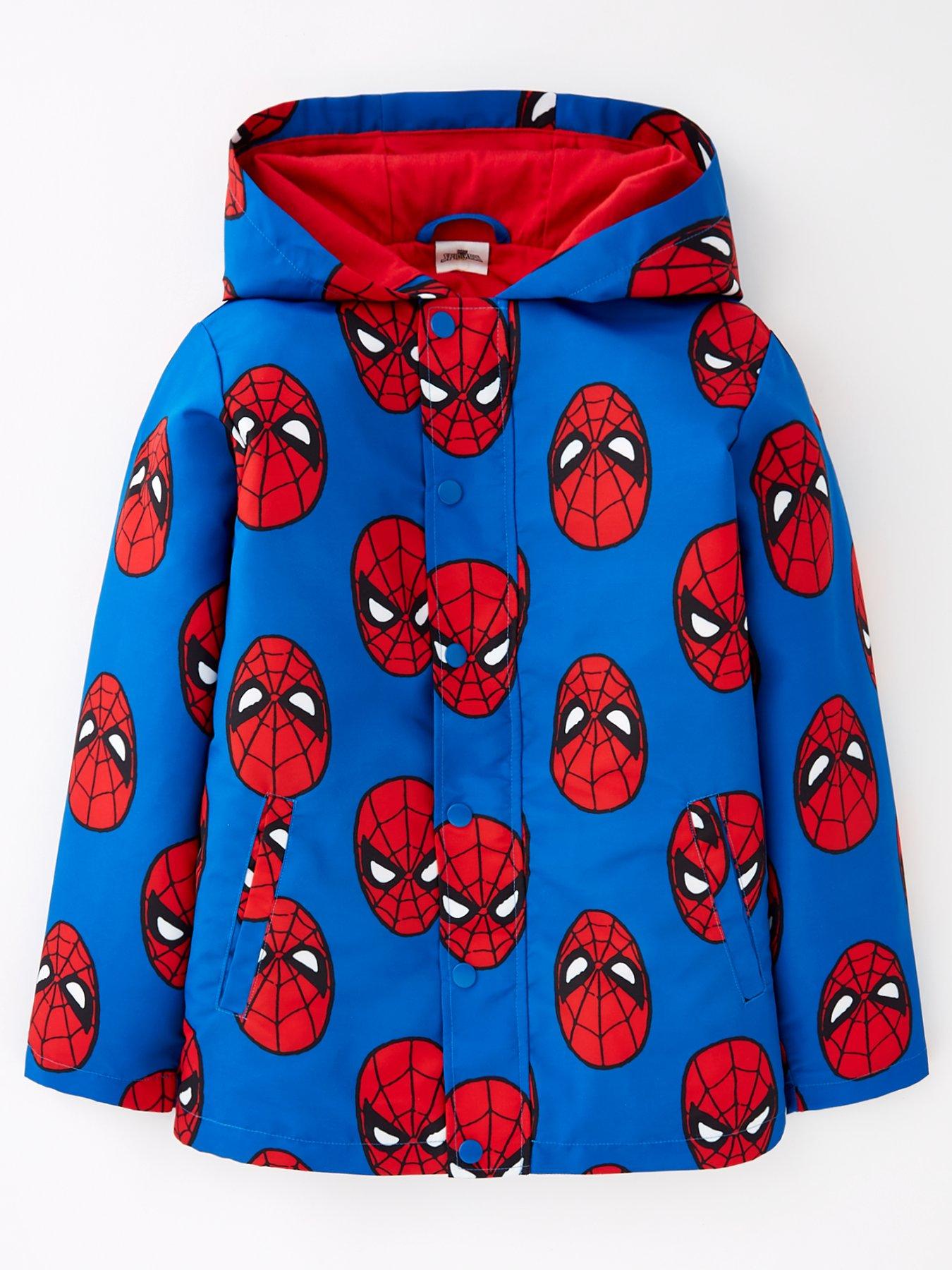 spiderman-all-over-print-rain-mac