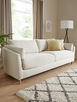 Product photograph of Very Home Monzo 3 Seater Fabric Sofa - Fsc Reg Certified from very.co.uk