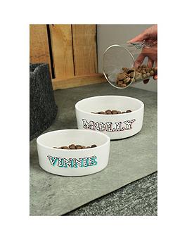 Product photograph of The Personalised Memento Company Personalised Pet Bowl from very.co.uk