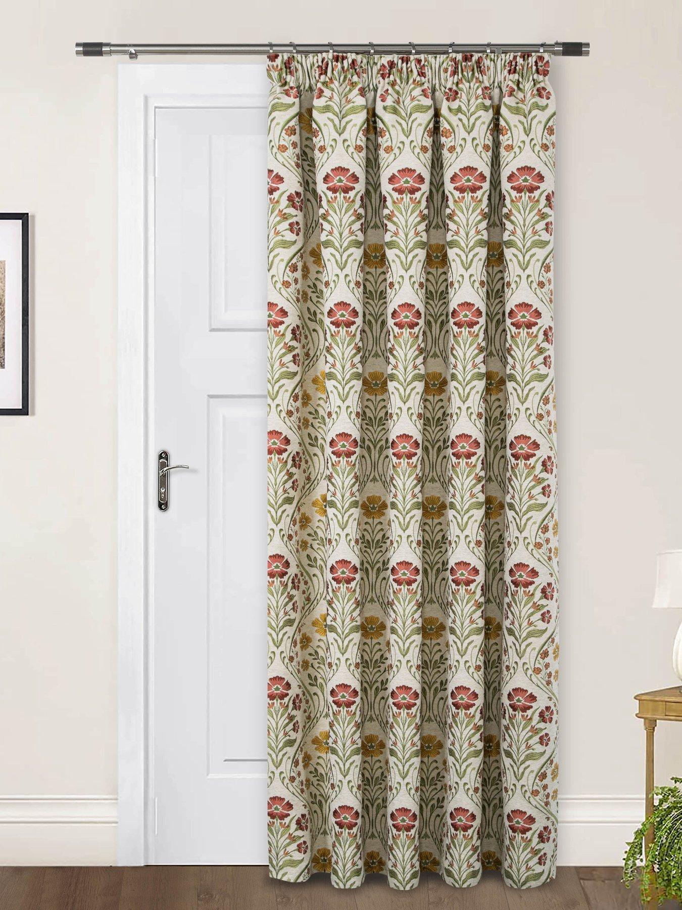 undefined Vermont Pencil Pleat Single Door Curtain