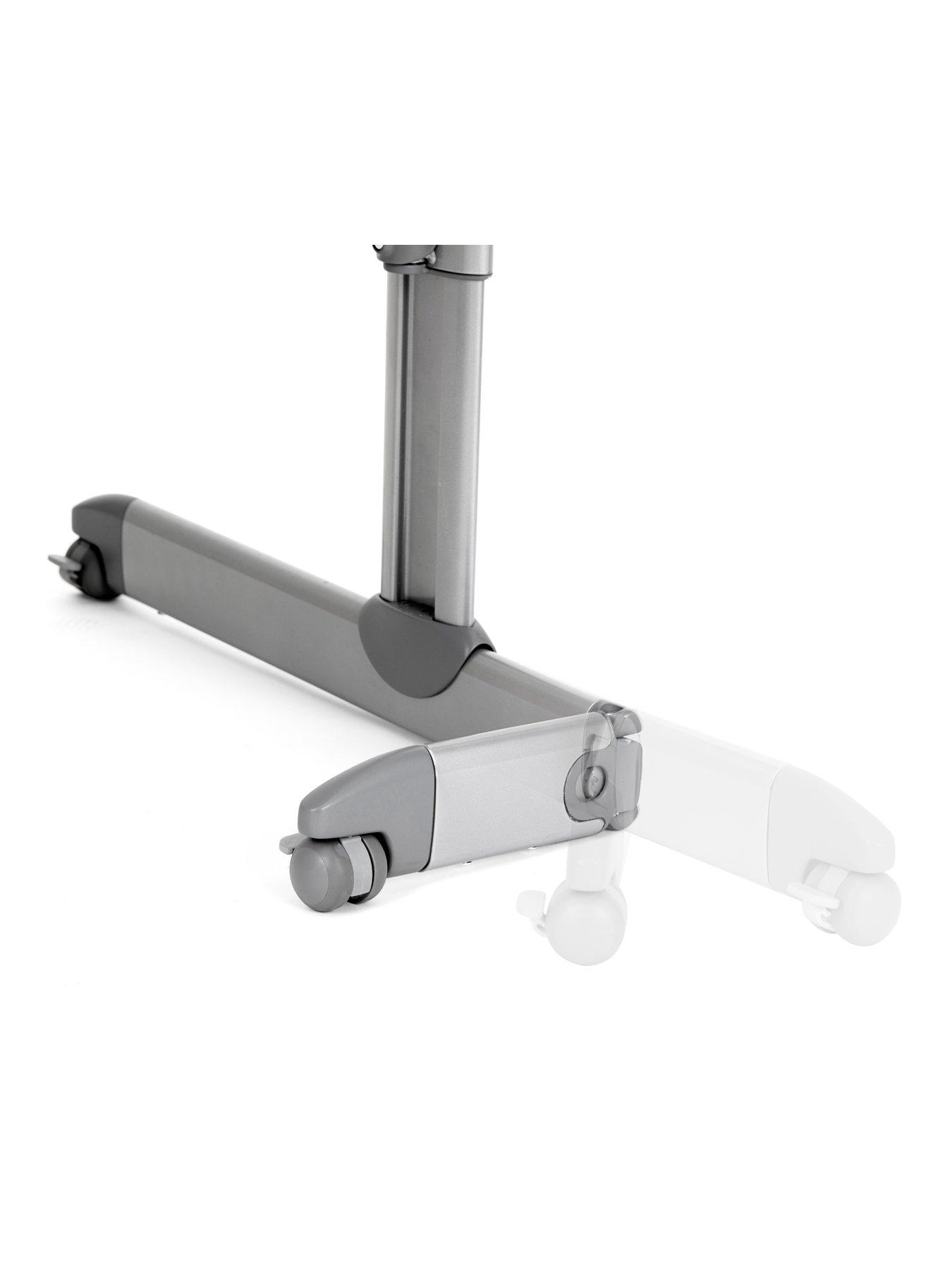 Image 6 of 7 of Joie Roomie Glide Bedside Crib - Foggy Grey