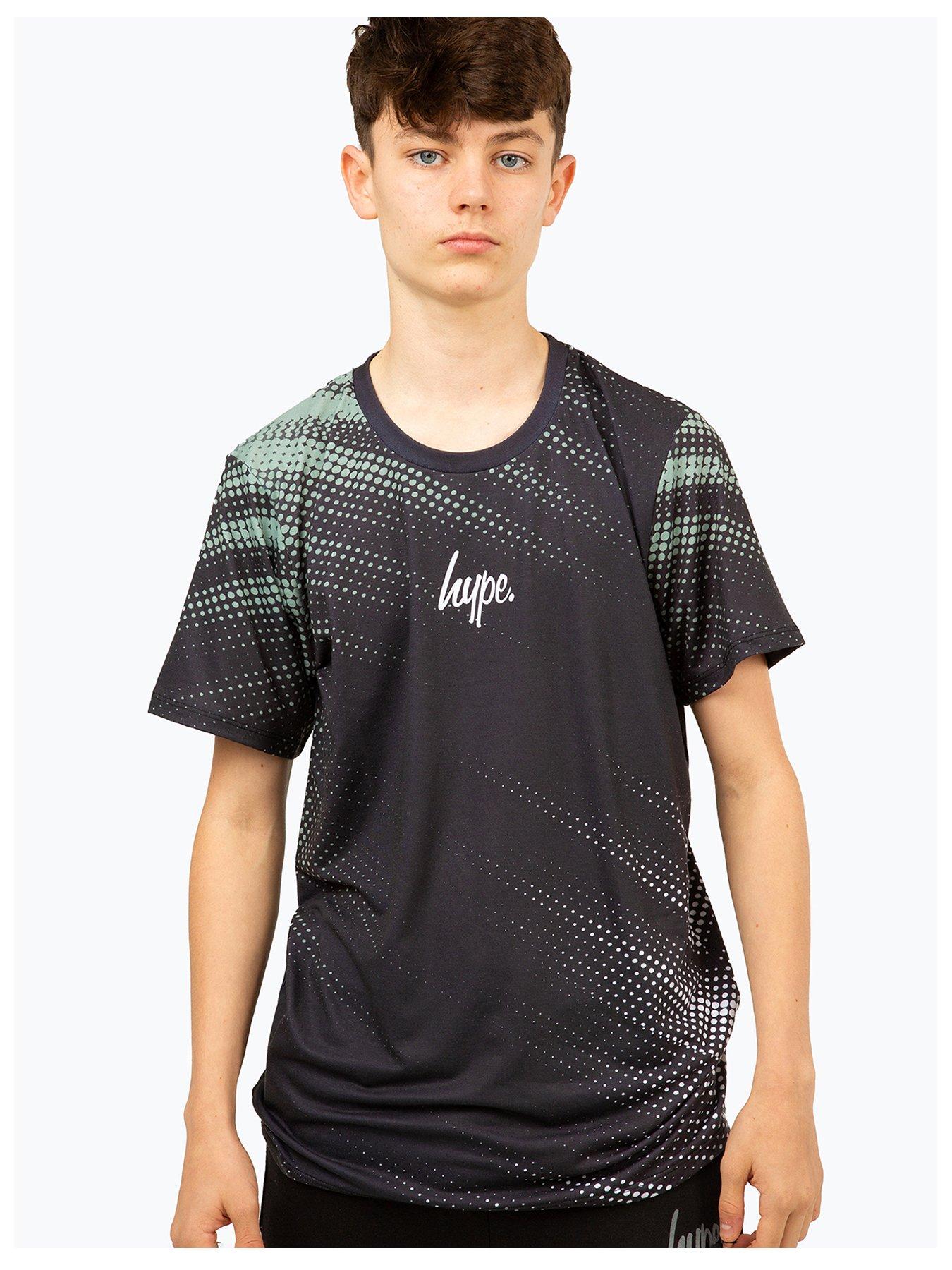 Hype Boys Black Half Tone T-shirt