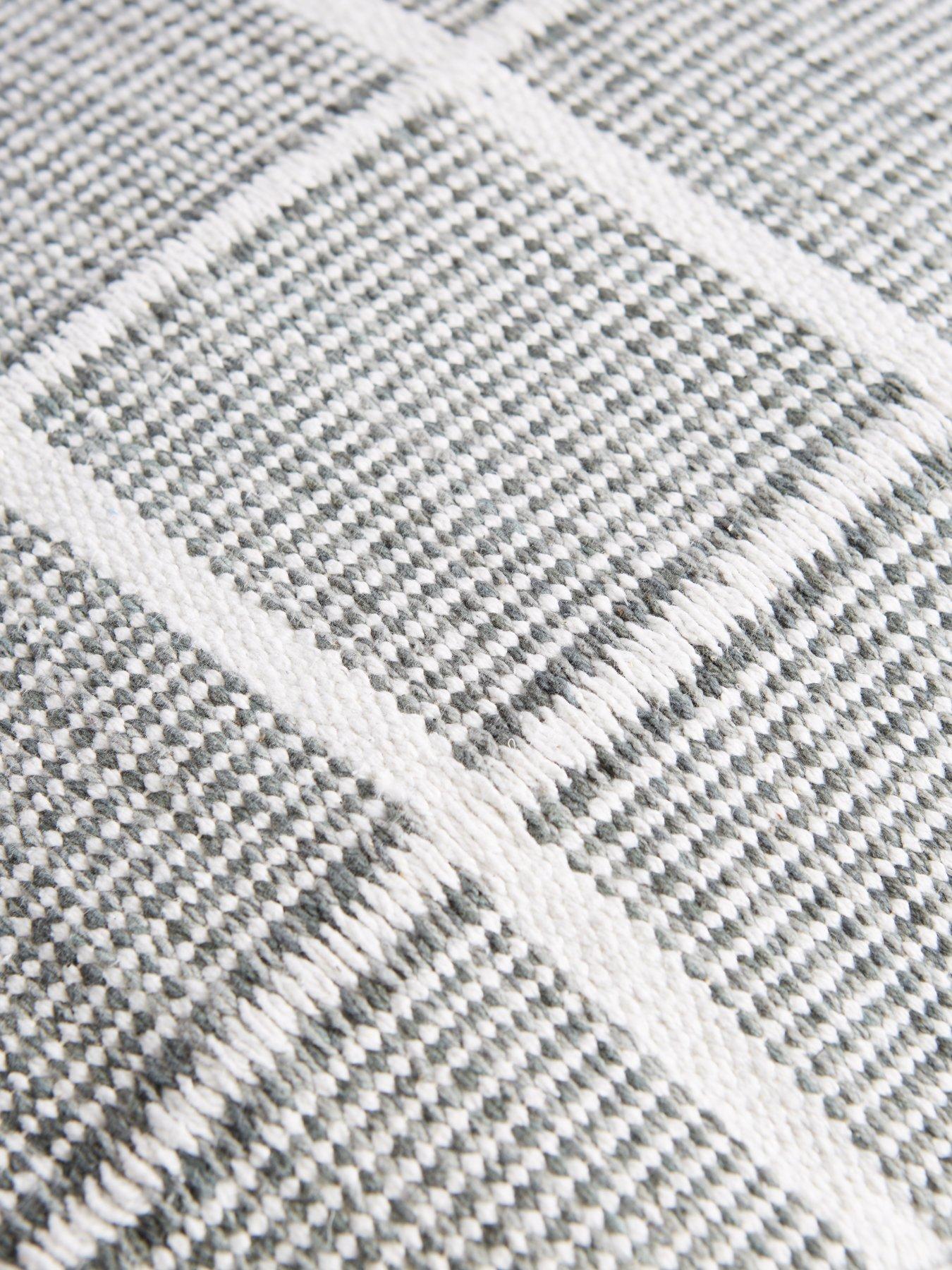 Image 4 of 5 of The Very Collection Check Footstool