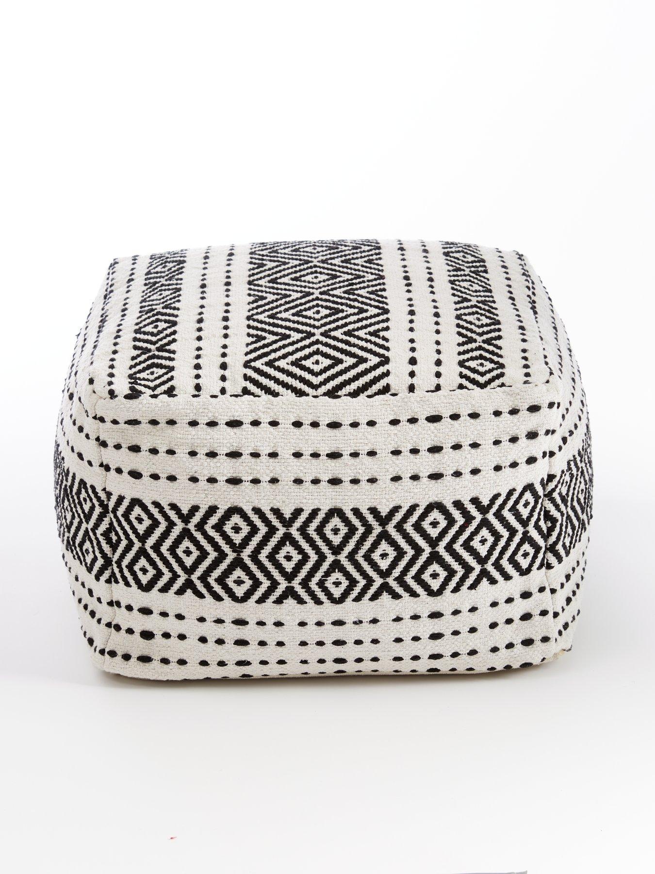 Product photograph of Tribal Footstool from very.co.uk