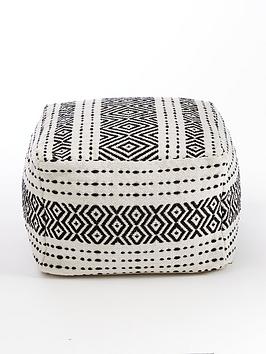 Product photograph of Tribal Footstool from very.co.uk