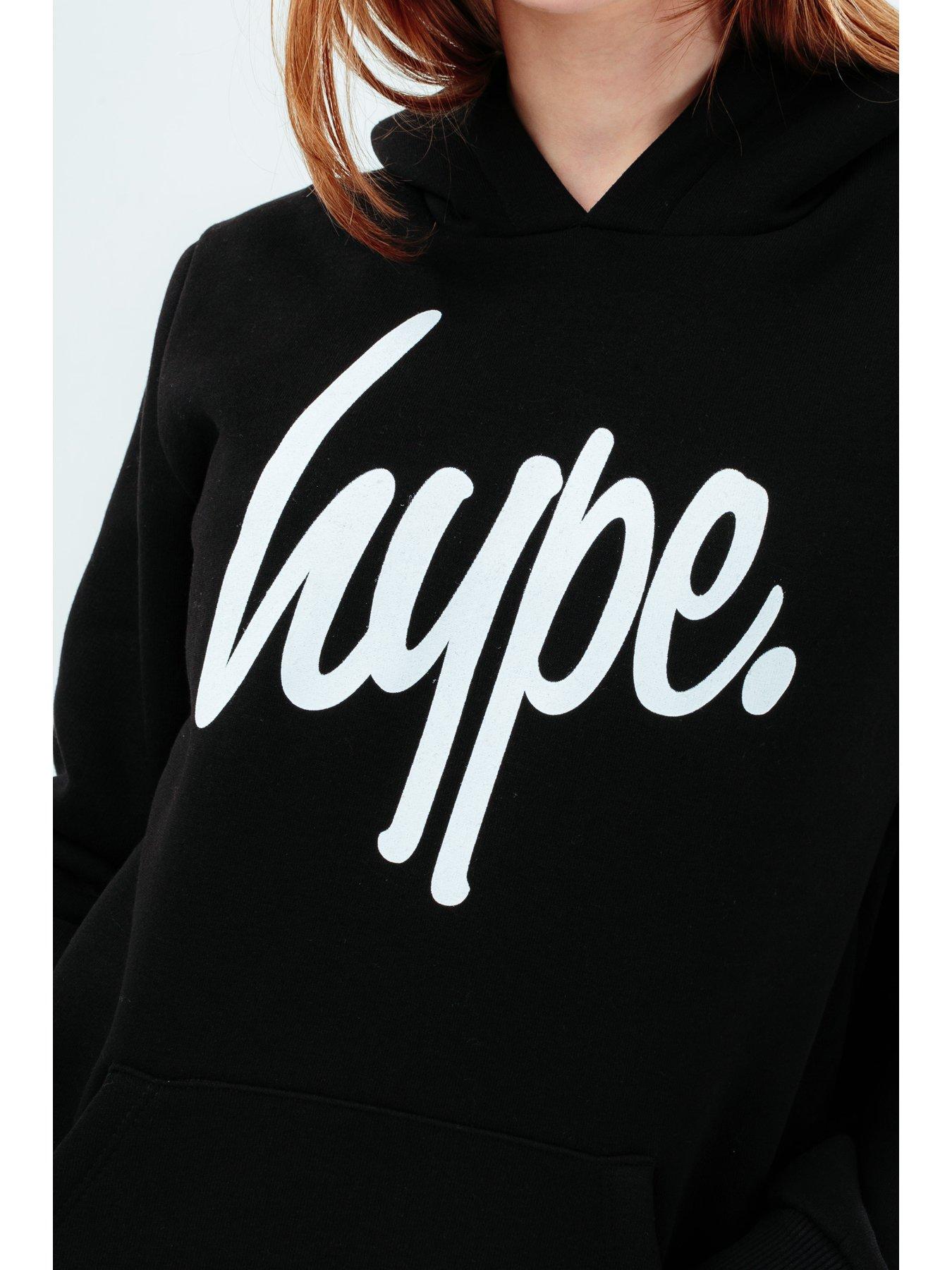 Image 4 of 4 of Hype Unisex Core Kids Black Script Hoodie