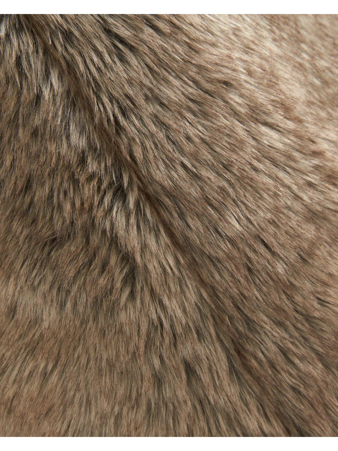 Image 3 of 4 of Bear Faux Fur Lounger