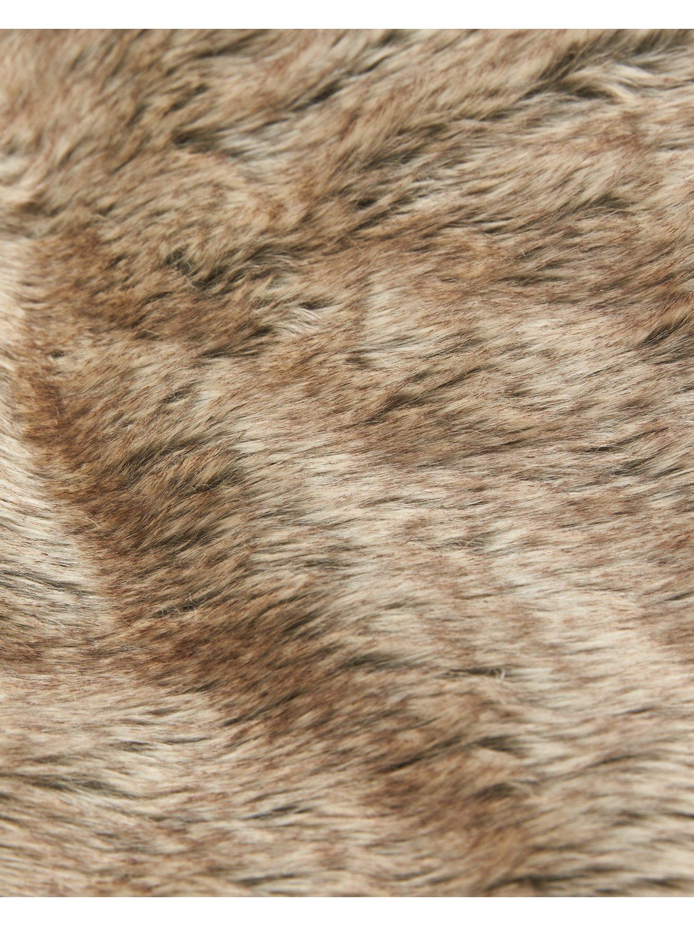 Image 4 of 4 of Bear Faux Fur Lounger