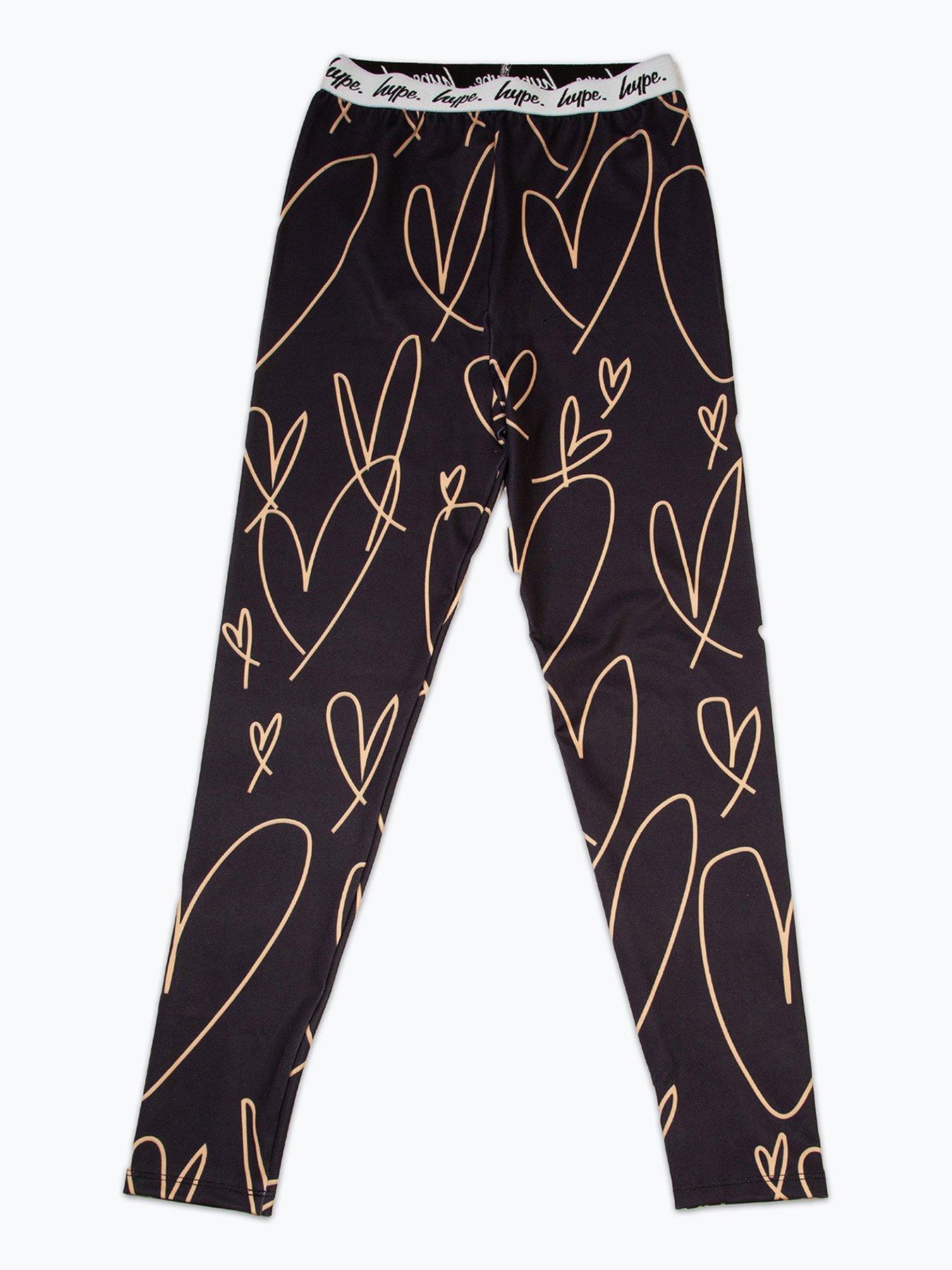 Black clearance hype leggings