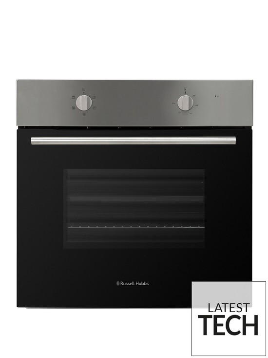 front image of russell-hobbs-rhfeo7004ss-stainless-steel-70l-built-in-electric-fan-oven