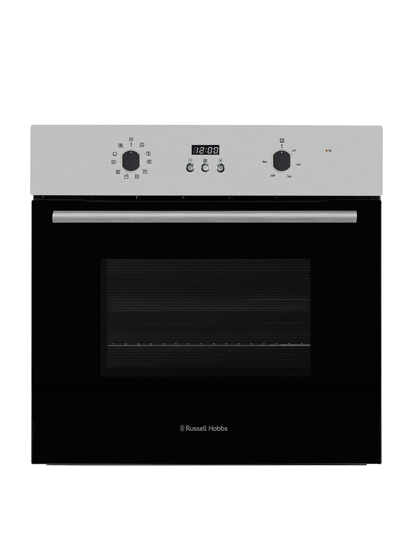 Product photograph of Russell Hobbs Rheo7005ss 70l Built In Multifunctional Electric Fan Oven Stainless Steel - Oven With Installation from very.co.uk
