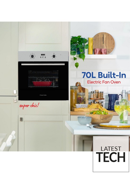 stillFront image of russell-hobbs-rheo7005ss-70l-built-in-multifunctional-electric-fan-oven-stainless-steel