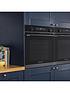  image of russell-hobbs-midnight-rhmeo7202ds-built-in-electric-fan-oven-and-microwave-dark-steel