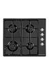  image of russell-hobbs-rh60gh401b-60cm-4-burner-gas-hob-black
