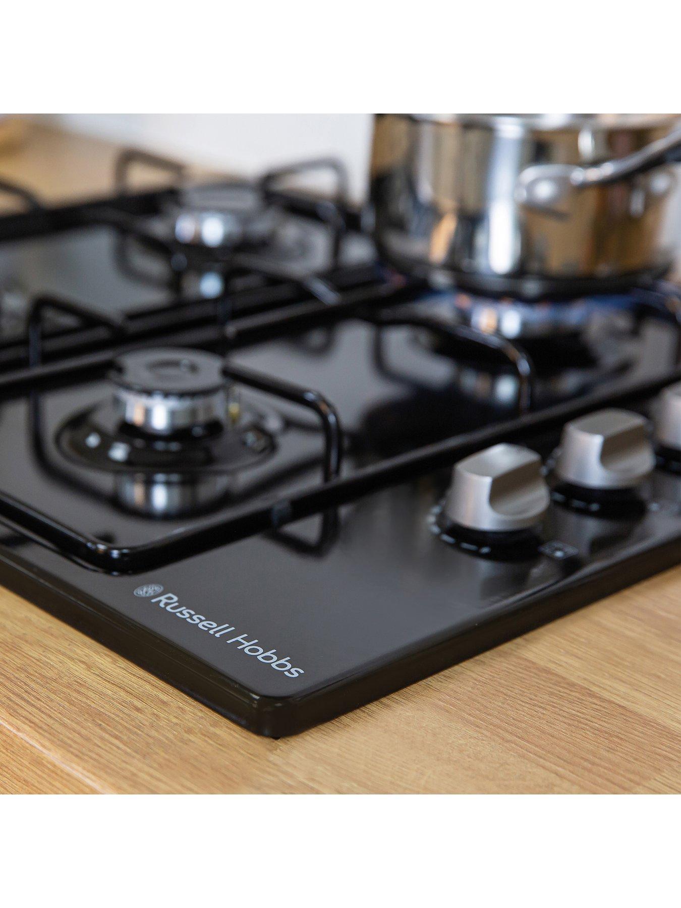 Image 7 of 8 of Russell Hobbs RH60GH401SS 59CM WIDE 4-BURNER STAINLESS STEEL GAS HOB Stainless Steel