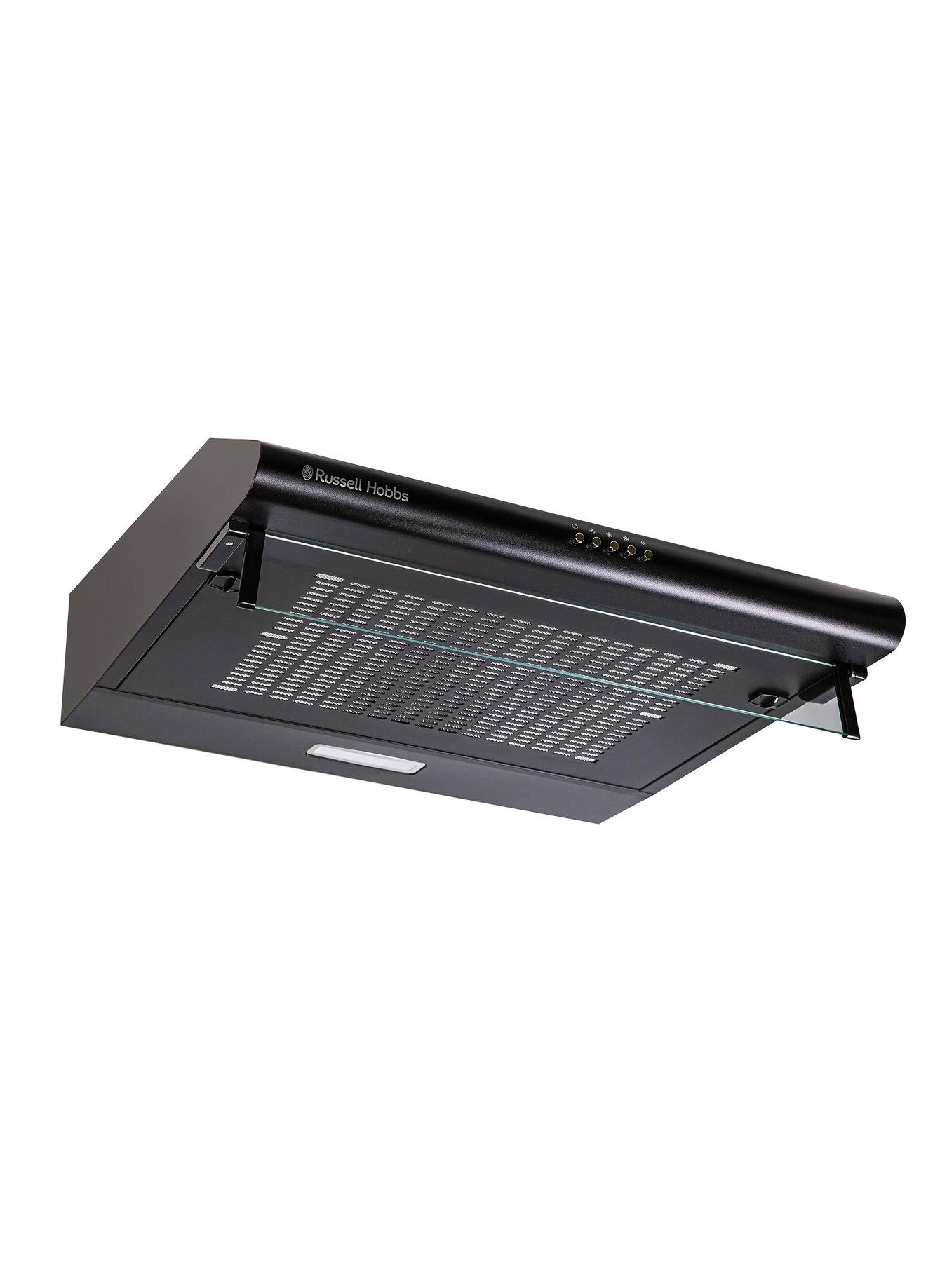 Russell Hobbs RHVSRCH602BM 60CM WIDE STEEL VISOR COOKER HOOD Black
