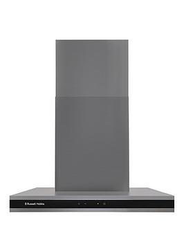 Product photograph of Russell Hobbs Midnight Rhgch603ds 60cm T-shaped Chimney Cooker Hood Dark Steel from very.co.uk