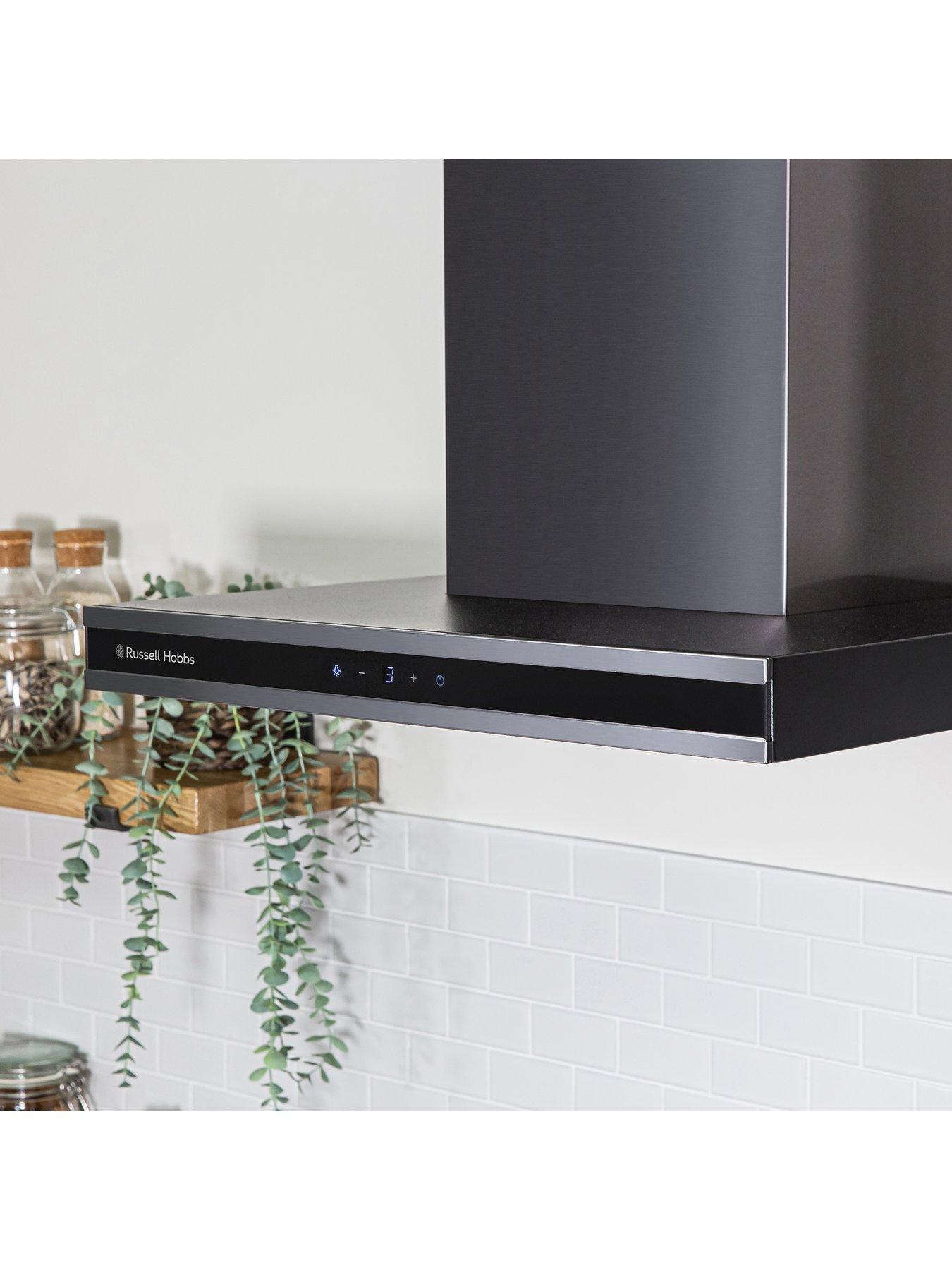 Image 5 of 7 of Russell Hobbs MIDNIGHT RHGCH603DS 60CM T-SHAPED CHIMNEY COOKER HOOD Dark Steel