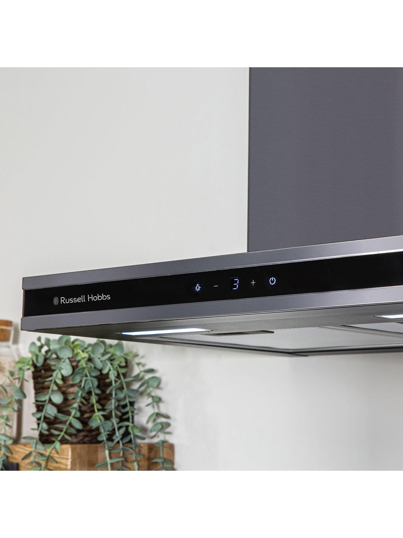 Image 7 of 7 of Russell Hobbs MIDNIGHT RHGCH603DS 60CM T-SHAPED CHIMNEY COOKER HOOD Dark Steel