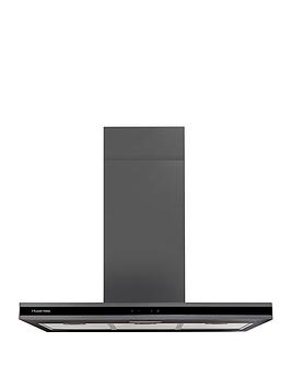 Product photograph of Russell Hobbs Midnight Rhich904db 90cm Island Cooker Hood Black from very.co.uk