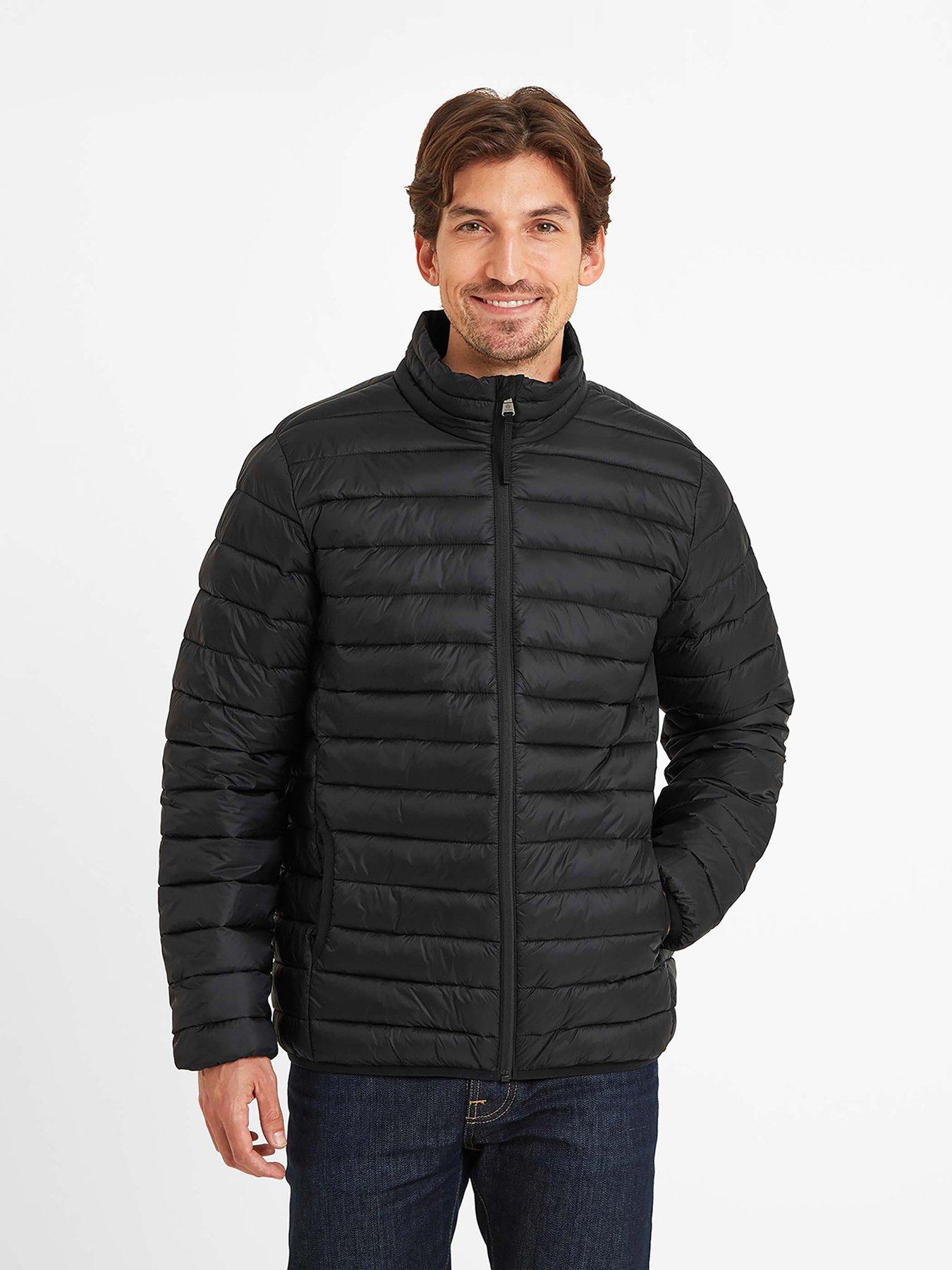 Mens black padded outlet parka