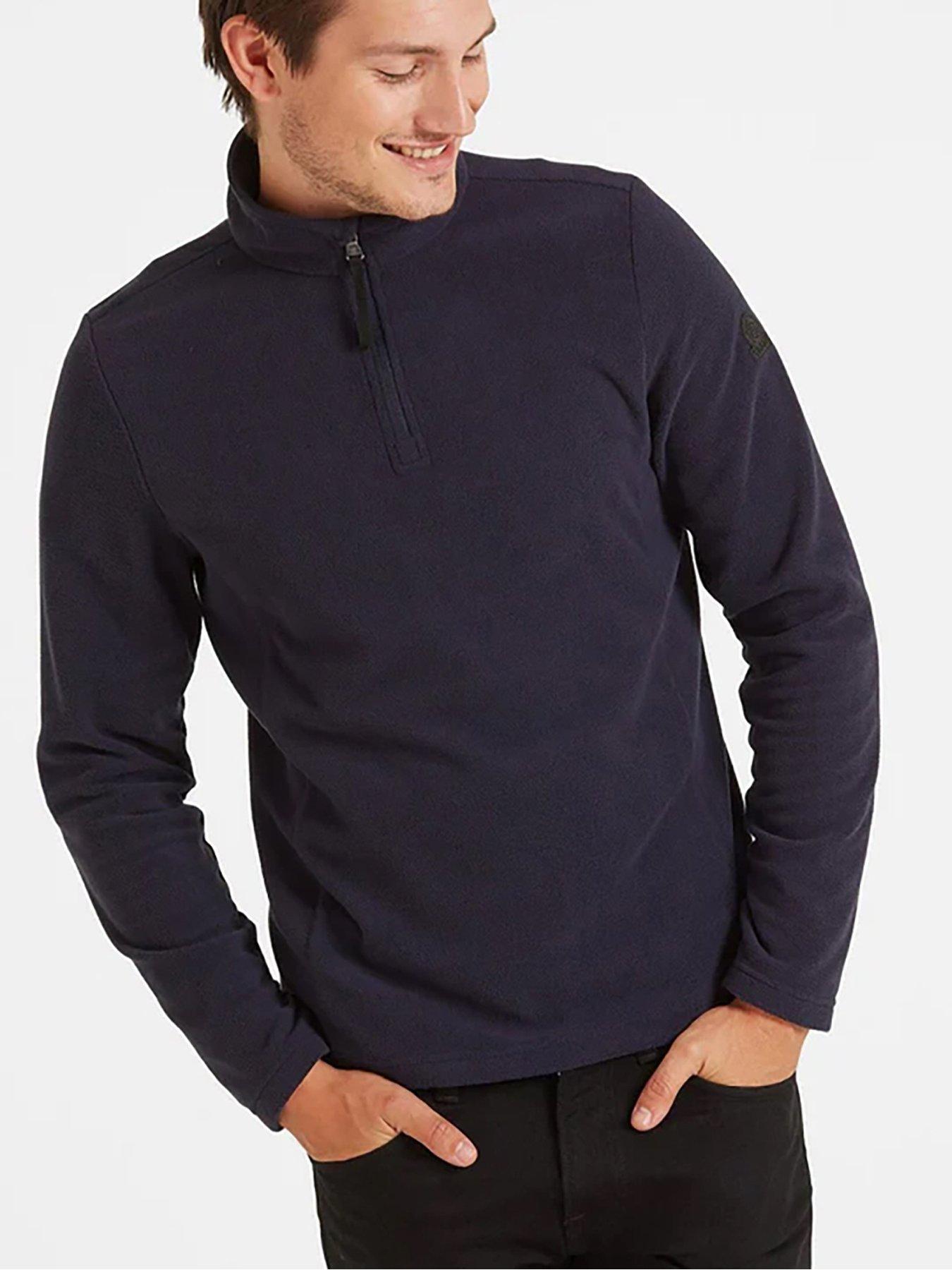 TOG24 Men's Shire Microfleece Zip Neck - Navy