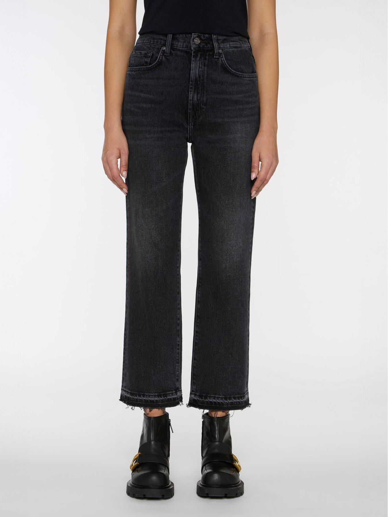 AGOLDE Lana Straight Leg Jeans Black very