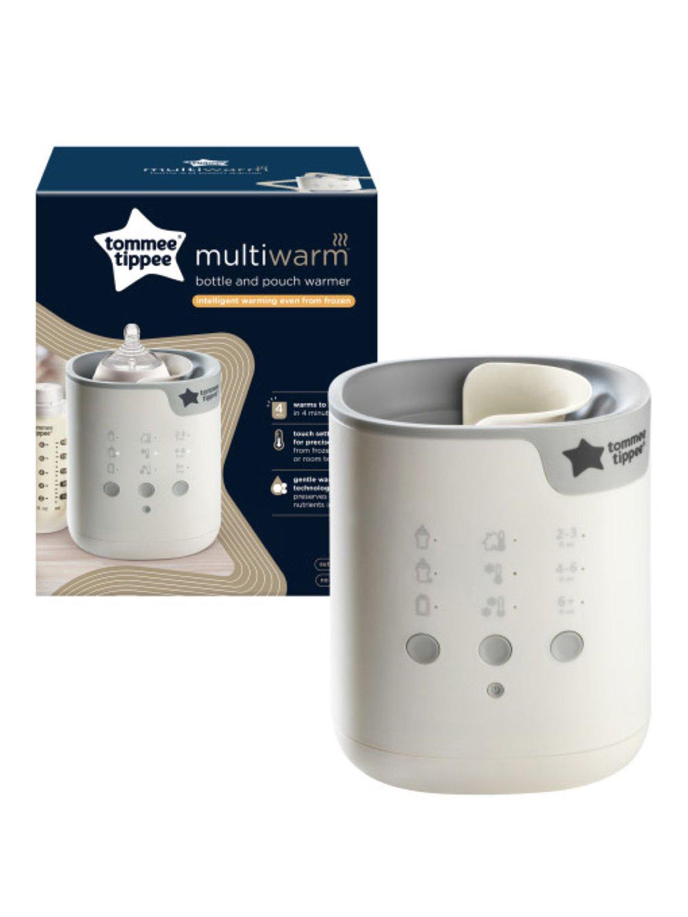 Tommee Tippee 3-in-1 Advanced Pouch and Bottle Warmer - White/Grey