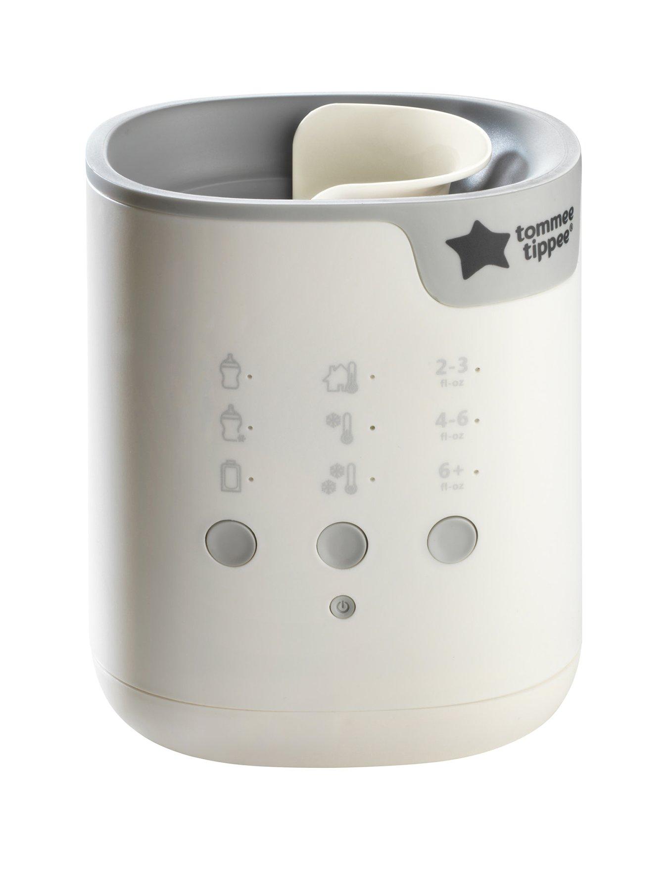 Image 1 of 5 of Tommee Tippee 3-in-1 Advanced Pouch and Bottle Warmer - White/Grey