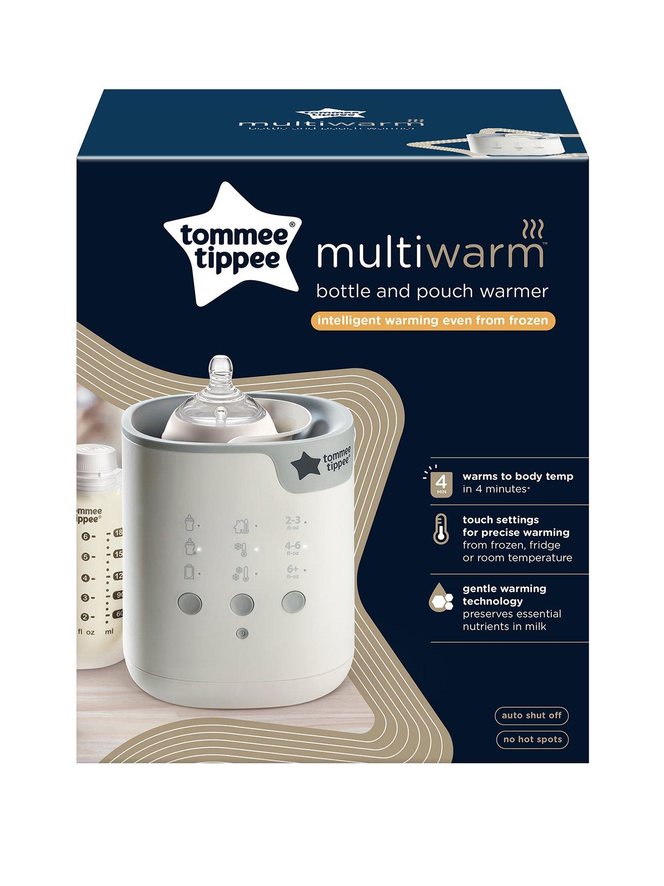 Image 2 of 5 of Tommee Tippee 3-in-1 Advanced Pouch and Bottle Warmer - White/Grey