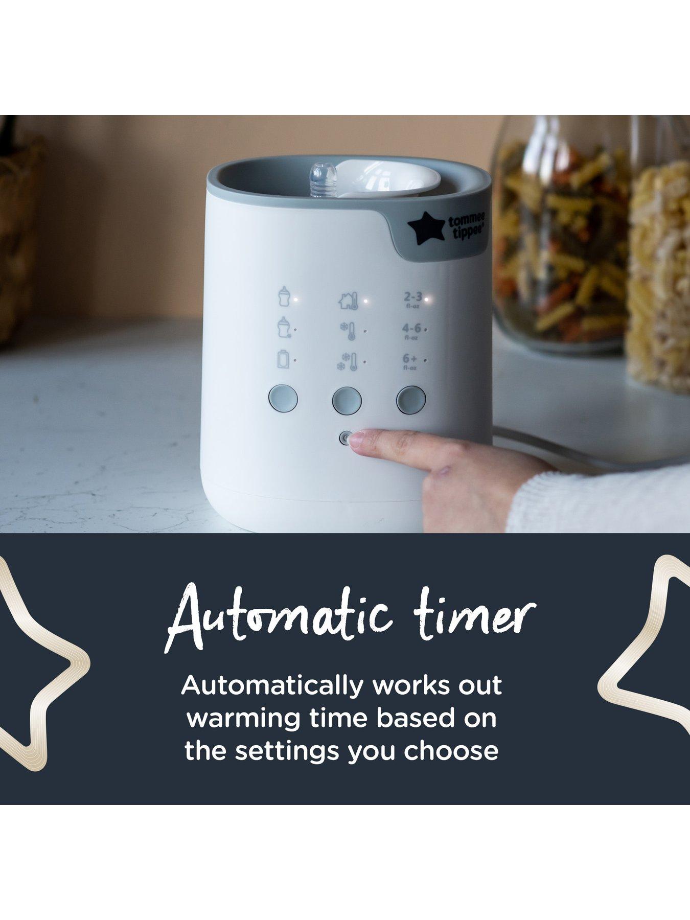Image 4 of 5 of Tommee Tippee 3-in-1 Advanced Pouch and Bottle Warmer - White/Grey