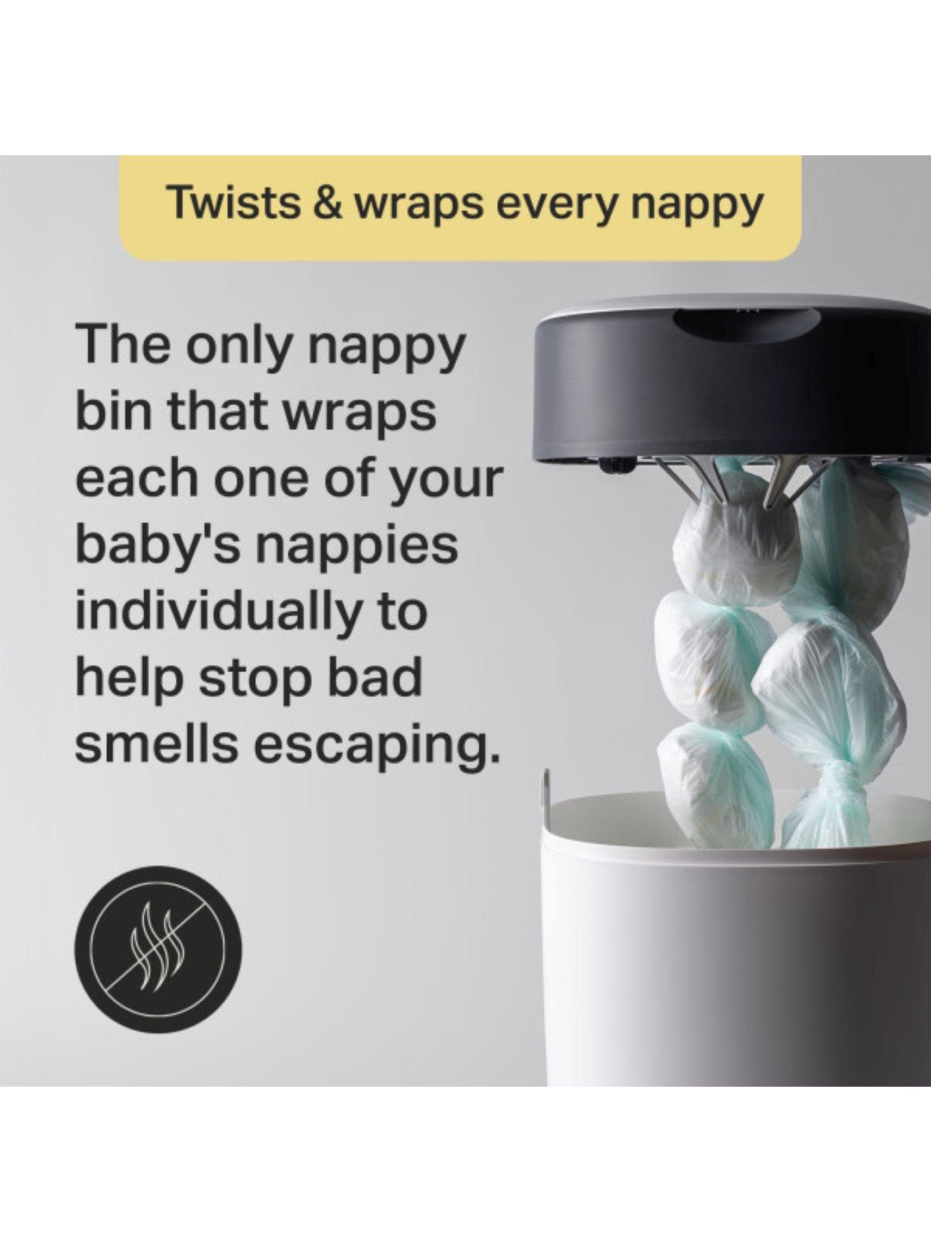 Image 5 of 8 of Tommee Tippee Twist &amp; Click Nappy Disposal Bin &amp; 6 Refills Set