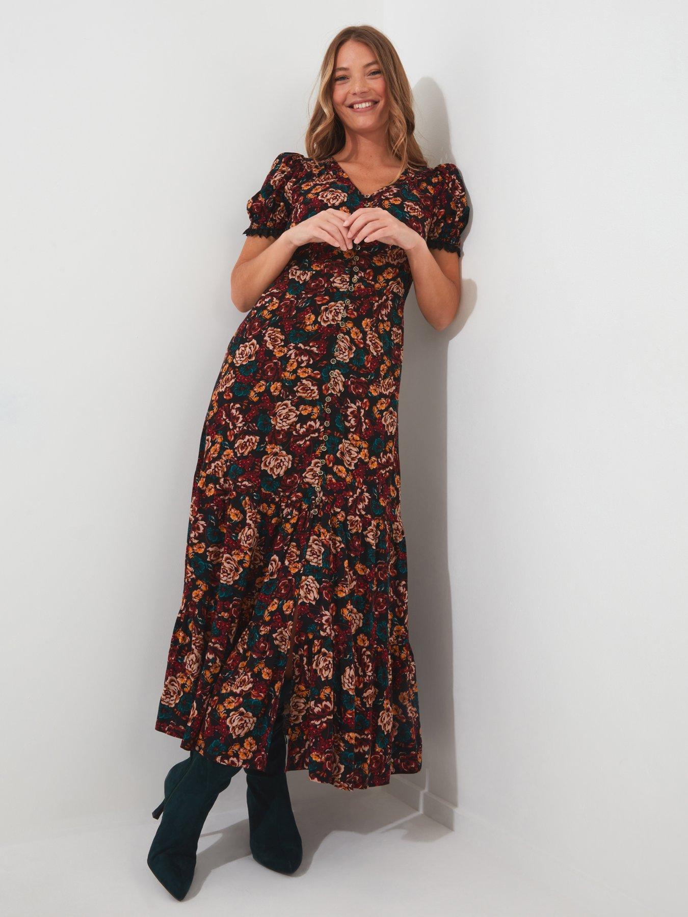 Petite boho clearance maxi dress