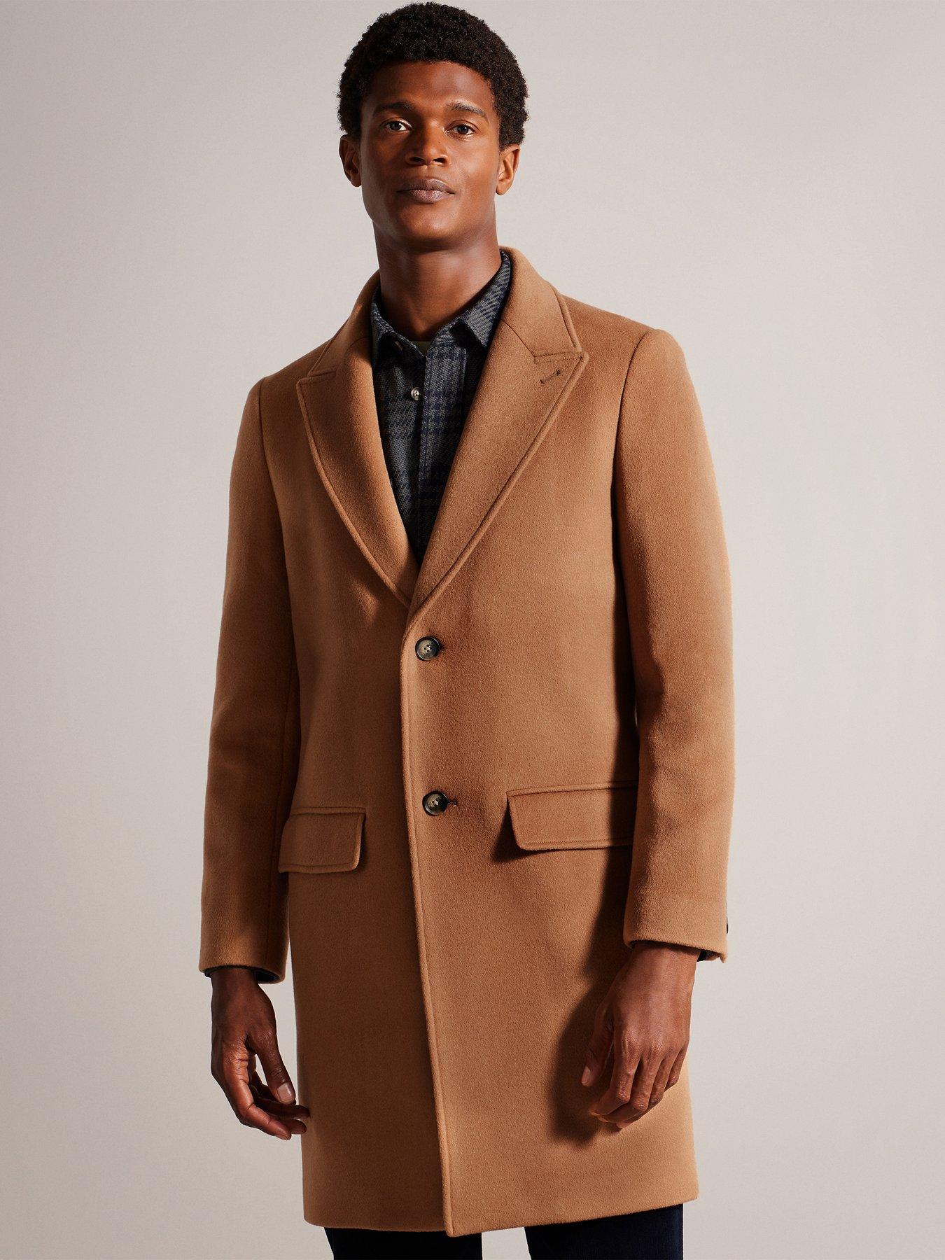 Ted baker long wool on sale coat