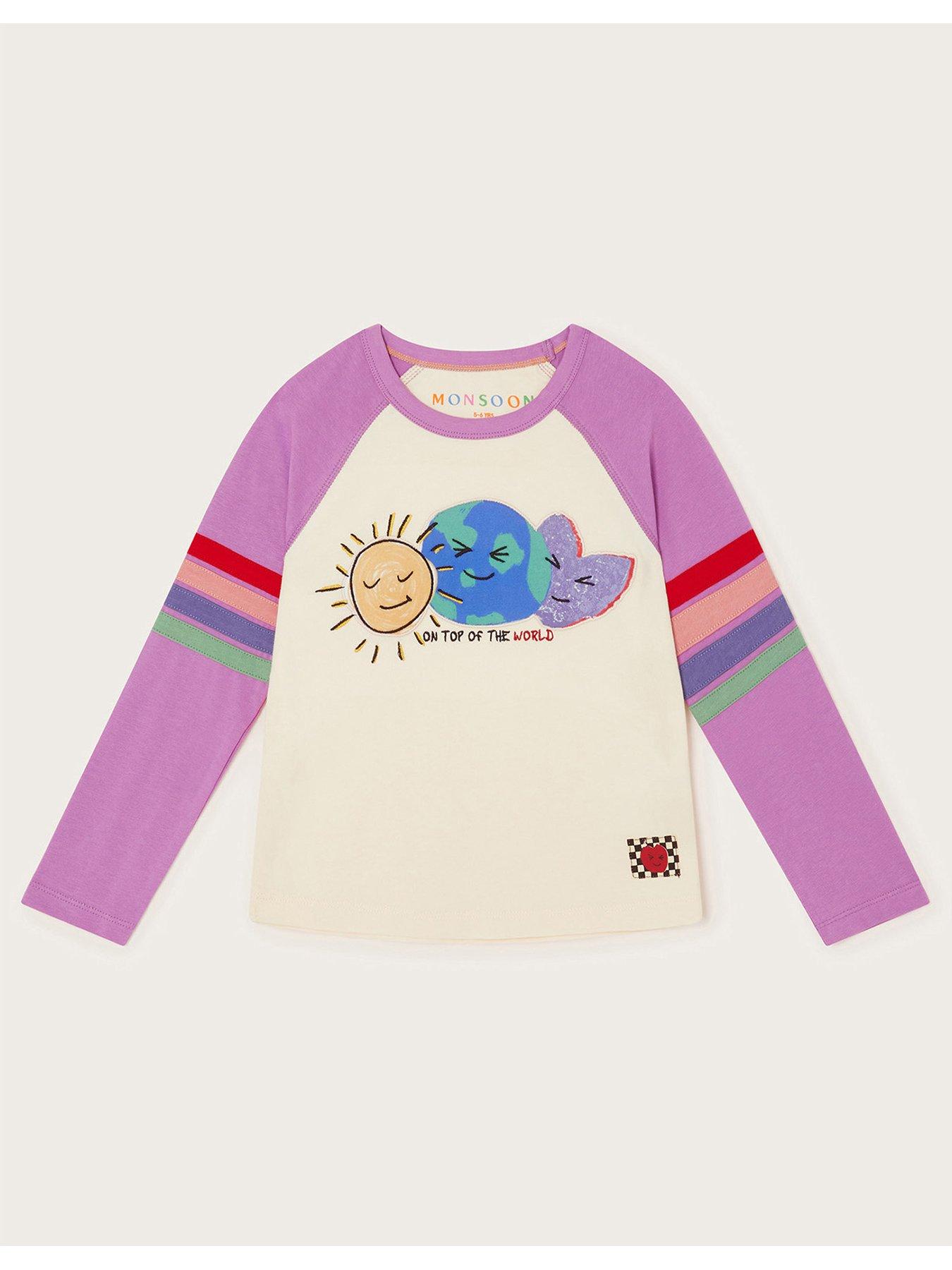 Little girls clearance long sleeve shirts