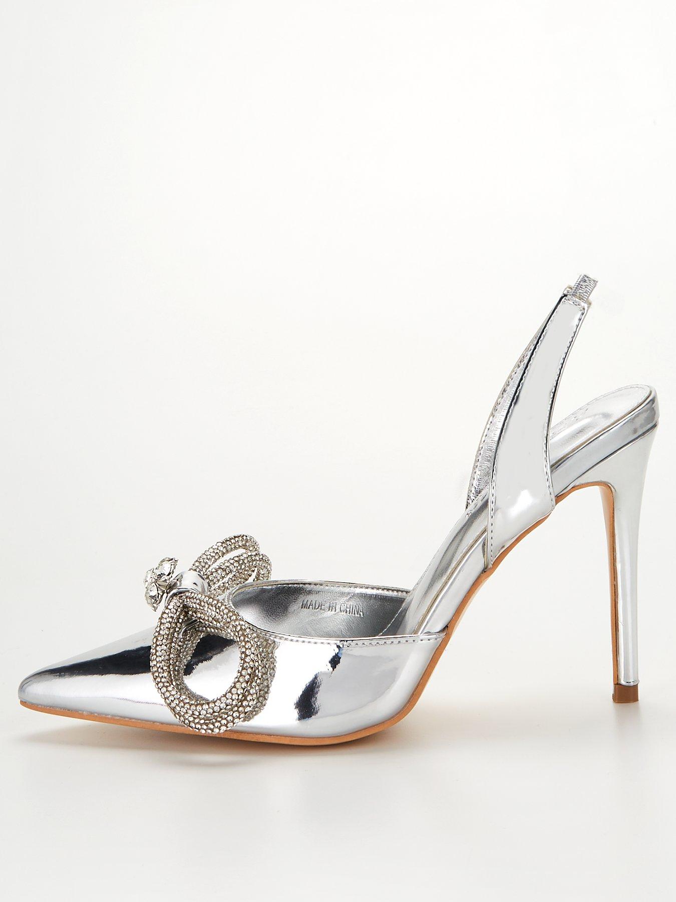 Silver heels hot sale very